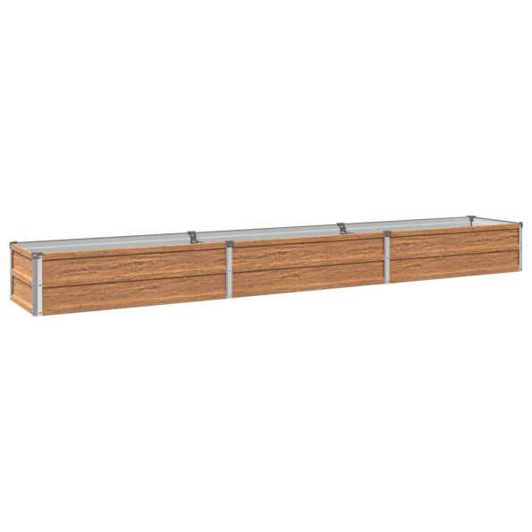 vidaXL Vyvýšený záhon Drevo hnedé 240 x 40 x 24 cm – Obrázok 2