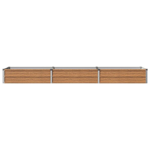 vidaXL Vyvýšený záhon Drevo hnedé 240 x 40 x 24 cm – Obrázok 3