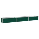 vidaXL Vyvýšený záhon Zelená 240 x 40 x 24 cm studené valcované oceľ – Obrázok 2