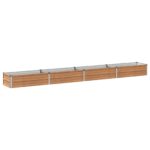 vidaXL Vyvýšený záhon Drevo hnedé 320 x 40 x 24 cm – Obrázok 2