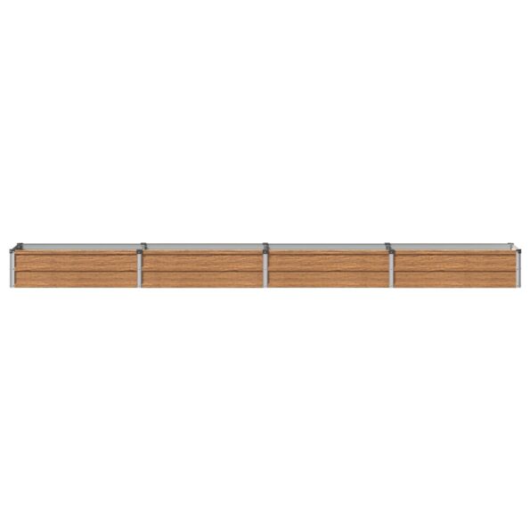 vidaXL Vyvýšený záhon Drevo hnedé 320 x 40 x 24 cm – Obrázok 3