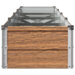 vidaXL Vyvýšený záhon Drevo hnedé 320 x 40 x 24 cm – Obrázok 4