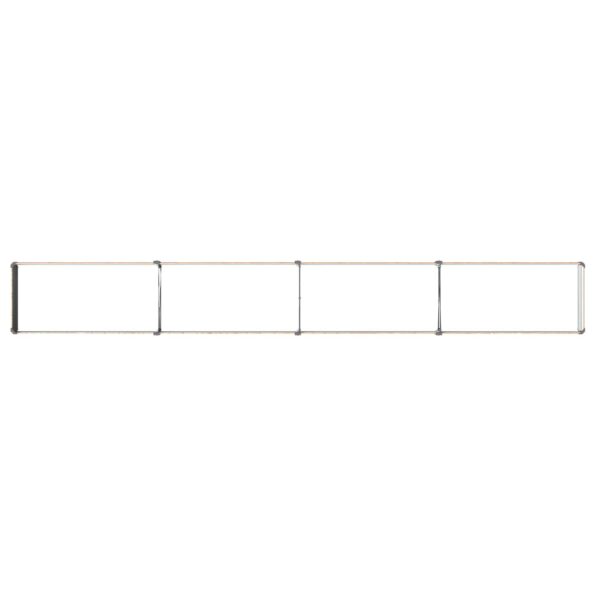 vidaXL Vyvýšený záhon Drevo hnedé 320 x 40 x 24 cm – Obrázok 5