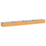 vidaXL Vyvýšený záhon Prírodná 320 x 40 x 24 cm studené valcovaná oceľ – Obrázok 2