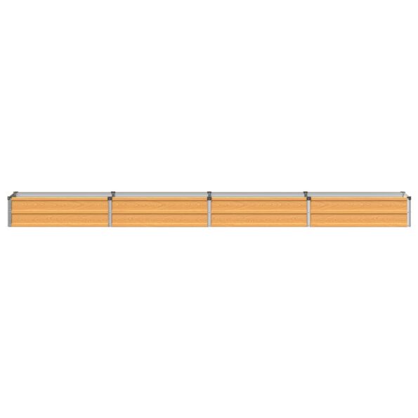 vidaXL Vyvýšený záhon Prírodná 320 x 40 x 24 cm studené valcovaná oceľ – Obrázok 3