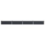 vidaXL Vyvýšený záhon Antracitová 320 x 40 x 24 cm – Obrázok 3