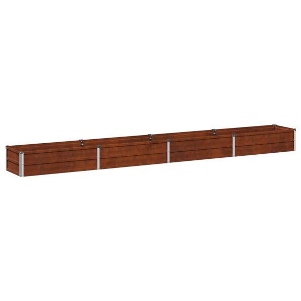 vidaXL Vyvýšený záhon Hrdzavý 320 x 40 x 24 cm corton – Obrázok 2