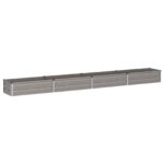 vidaXL Vyvýšený záhon Hrdzavý 320 x 40 x 24 cm corton – Obrázok 3