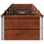 vidaXL Vyvýšený záhon Hrdzavý 320 x 40 x 24 cm corton – Obrázok 5