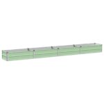 vidaXL Vyvýšený záhon Pastelovo zelená 320 x 40 x 24 cm – Obrázok 2
