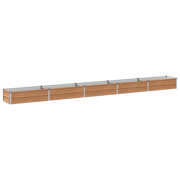vidaXL Vyvýšený záhon Drevo hnedé 400 x 40 x 24 cm – Obrázok 2