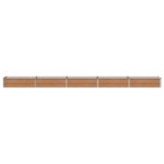vidaXL Vyvýšený záhon Drevo hnedé 400 x 40 x 24 cm – Obrázok 3