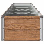 vidaXL Vyvýšený záhon Drevo hnedé 400 x 40 x 24 cm – Obrázok 4