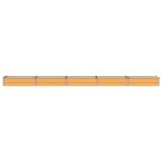 vidaXL Vyvýšený záhon Prírodná 400 x 40 x 24 cm studené valcovaná oceľ – Obrázok 3
