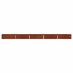 vidaXL Vyvýšený záhon Hrdzavý 400 x 40 x 24 cm corton – Obrázok 4