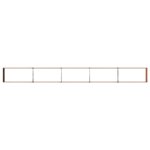 vidaXL Vyvýšený záhon Hrdzavý 400 x 40 x 24 cm corton – Obrázok 6