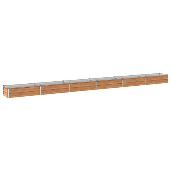 vidaXL Vyvýšený záhon Drevo hnedé 480 x 40 x 24 cm – Obrázok 2