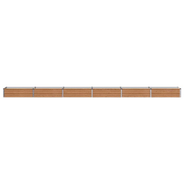 vidaXL Vyvýšený záhon Drevo hnedé 480 x 40 x 24 cm – Obrázok 3