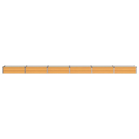 vidaXL Vyvýšený záhon Prírodná 480 x 40 x 24 cm studené valcovaná oceľ – Obrázok 3