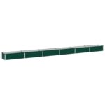 vidaXL Vyvýšený záhon Zelená 480 x 40 x 24 cm studené valcované oceľ – Obrázok 2
