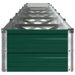 vidaXL Vyvýšený záhon Zelená 480 x 40 x 24 cm studené valcované oceľ – Obrázok 4
