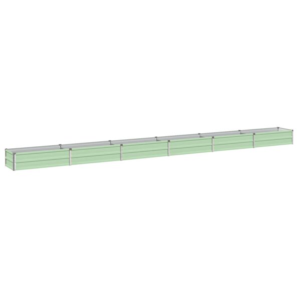 vidaXL Vyvýšený záhon Pastelovo zelená 480 x 40 x 24 cm – Obrázok 2