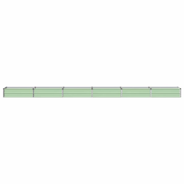 vidaXL Vyvýšený záhon Pastelovo zelená 480 x 40 x 24 cm – Obrázok 3