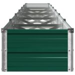 vidaXL Vyvýšený záhon Zelená 600 x 40 x 24 cm studené valcované oceľ – Obrázok 3