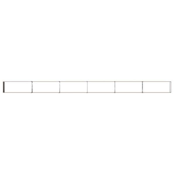vidaXL Vyvýšený záhon Hnedá 600 x 40 x 24 cm studené valcovaná oceľ – Obrázok 4