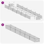 vidaXL Vyvýšený záhon Hrdzavý 600 x 40 x 24 cm corton – Obrázok 9