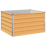 vidaXL Vyvýšený záhon Prírodná 100 x 80 x 55 cm studené valcovaná oceľ – Obrázok 2
