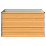vidaXL Vyvýšený záhon Prírodná 100 x 80 x 55 cm studené valcovaná oceľ – Obrázok 3