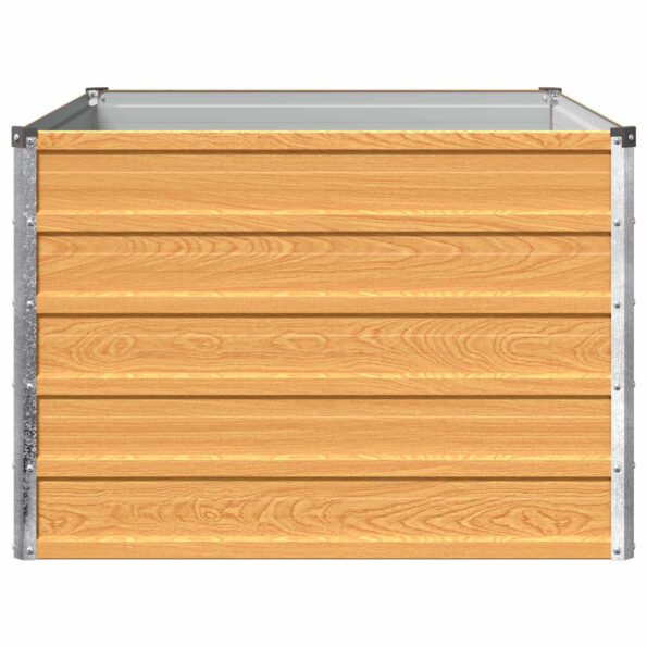 vidaXL Vyvýšený záhon Prírodná 100 x 80 x 55 cm studené valcovaná oceľ – Obrázok 4