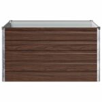vidaXL Vyvýšený záhon Čierna 100 x 80 x 55 cm studené valcovaná oceľ – Obrázok 3