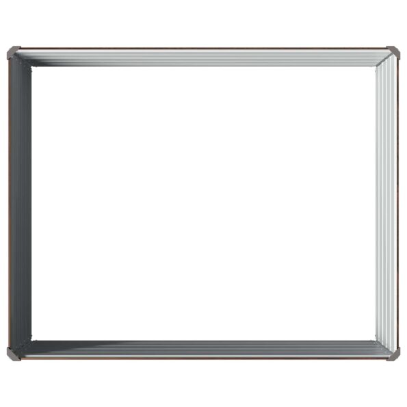 vidaXL Vyvýšený záhon Čierna 100 x 80 x 55 cm studené valcovaná oceľ – Obrázok 5