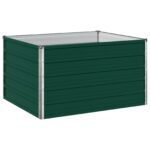vidaXL Vyvýšený záhon Zelená 100 x 80 x 55 cm studené valcované oceľ – Obrázok 2