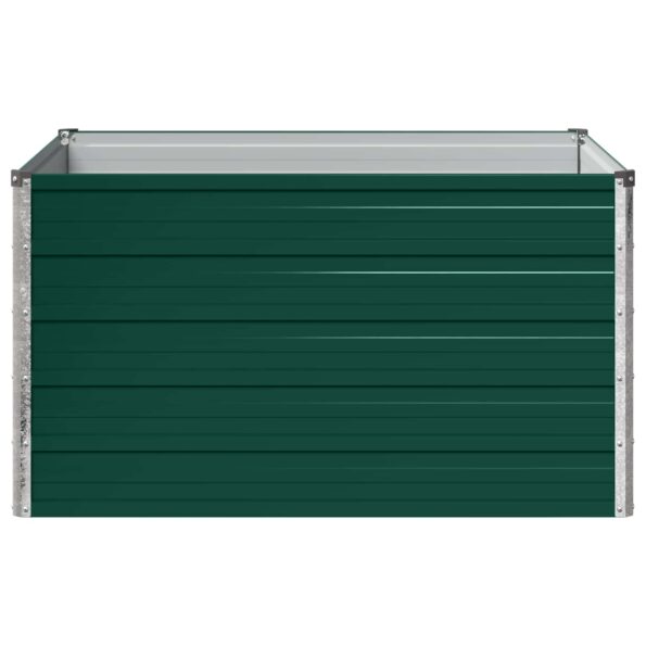 vidaXL Vyvýšený záhon Zelená 100 x 80 x 55 cm studené valcované oceľ – Obrázok 3