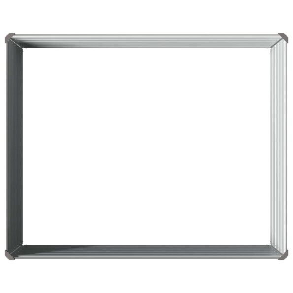 vidaXL Vyvýšený záhon Sivá 100 x 80 x 55 cm studené valcovaná oceľ – Obrázok 5