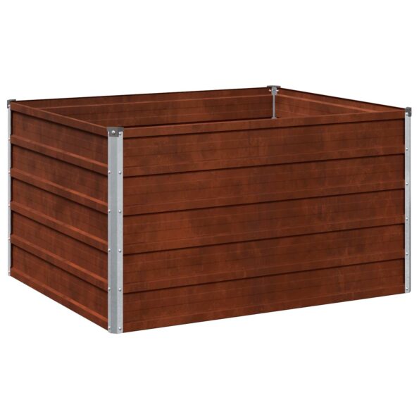 vidaXL Vyvýšený záhon Hrdzavý 100 x 80 x 55 cm corton – Obrázok 2