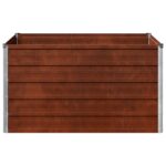 vidaXL Vyvýšený záhon Hrdzavý 100 x 80 x 55 cm corton – Obrázok 4