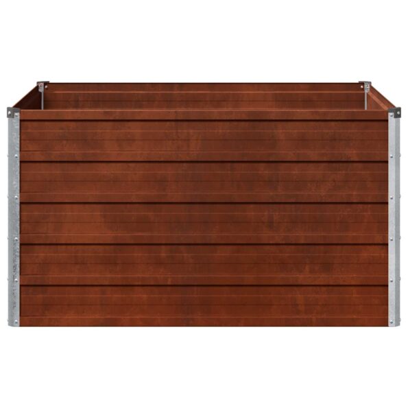 vidaXL Vyvýšený záhon Hrdzavý 100 x 80 x 55 cm corton – Obrázok 4