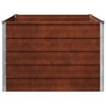vidaXL Vyvýšený záhon Hrdzavý 100 x 80 x 55 cm corton – Obrázok 5