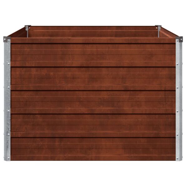 vidaXL Vyvýšený záhon Hrdzavý 100 x 80 x 55 cm corton – Obrázok 5