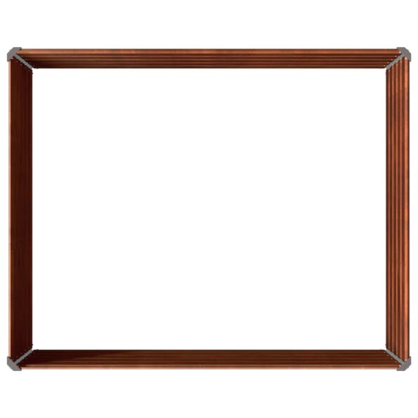 vidaXL Vyvýšený záhon Hrdzavý 100 x 80 x 55 cm corton – Obrázok 6