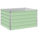 vidaXL Vyvýšený záhon Pastelovo zelená 100 x 80 x 55 cm – Obrázok 2