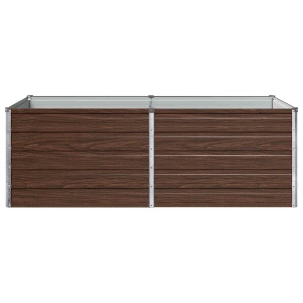 vidaXL Vyvýšený záhon Čierna 160 x 80 x 55 cm studené valcovaná oceľ – Obrázok 3