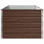 vidaXL Vyvýšený záhon Čierna 160 x 80 x 55 cm studené valcovaná oceľ – Obrázok 4