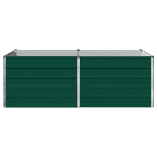 vidaXL Vyvýšený záhon Zelená 160 x 80 x 55 cm studené valcované oceľ – Obrázok 3