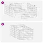 vidaXL Vyvýšený záhon Hnedá 160 x 80 x 55 cm studené valcovaná oceľ – Obrázok 8