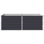 vidaXL Vyvýšený záhon Antracitová 160 x 80 x 55 cm – Obrázok 3